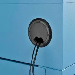 Global Industrial Mobile LCD Computer Cabinet, Blue, Assembled 44 Global Industrial Mobile LCD Computer Cabinet, Blue, Assembled -Outlet Desks & Workstations Store 239115BL 17