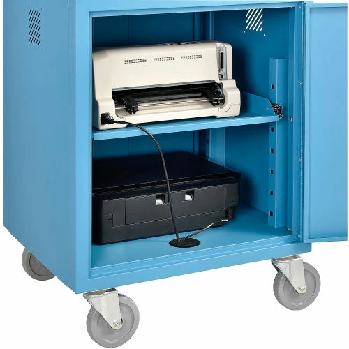 Global Industrial Mobile LCD Computer Cabinet, Blue, Assembled 20 Global Industrial Mobile LCD Computer Cabinet, Blue, Assembled - Image 20
