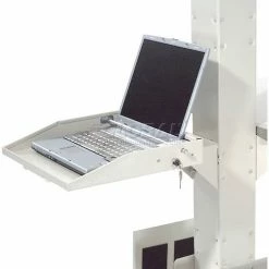 Global Industrial™ 81"H Stationary Floor Mount Orbit Computer Station with VESA Mount, Beige -Outlet Desks & Workstations Store 239134BG op 30