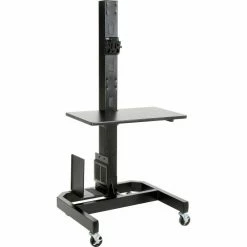 Global Industrial™ Orbit Mobile Computer Cart with VESA Mount, Black 26 Global Industrial™ Orbit Mobile Computer Cart with VESA Mount, Black -Outlet Desks & Workstations Store 239138BK 01