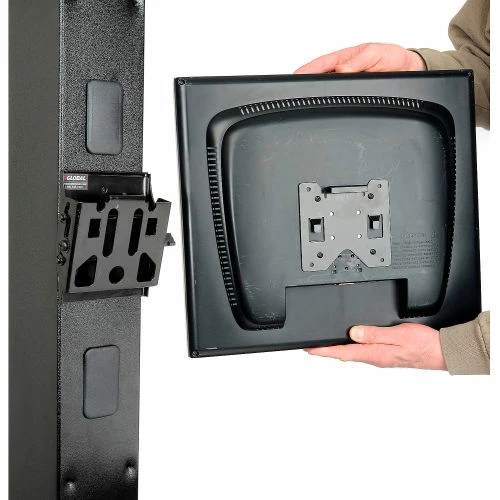 Global Industrial™ Orbit Mobile Computer Cart with VESA Mount, Black 8 Global Industrial™ Orbit Mobile Computer Cart with VESA Mount, Black - Image 8