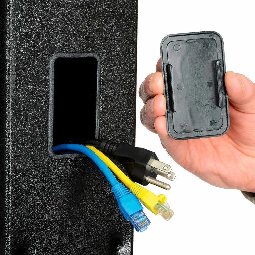 Global Industrial™ Orbit Mobile Computer Cart with VESA Mount, Black 9 Global Industrial™ Orbit Mobile Computer Cart with VESA Mount, Black - Image 9