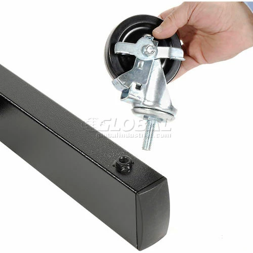 Global Industrial™ Orbit Mobile Computer Cart with VESA Mount, Black 17 Global Industrial™ Orbit Mobile Computer Cart with VESA Mount, Black - Image 17