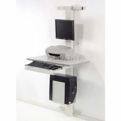 Global Industrial™ 72"H Wall Mount Post - Beige -Outlet Desks & Workstations Store 239140BG 04