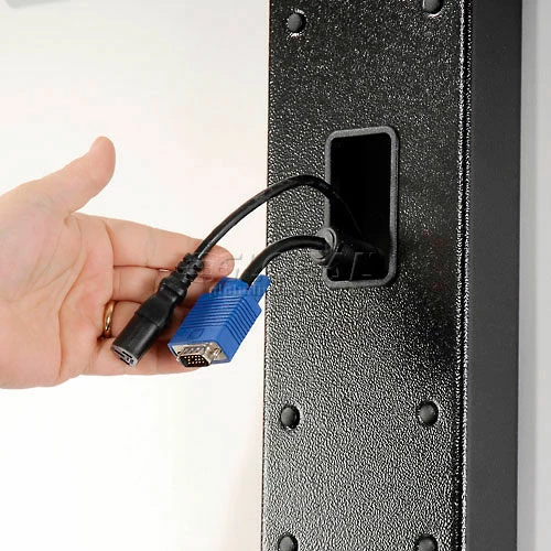 Global Industrial™ 72"H Wall Mount Unit with VESA Mount - Black 10 Global Industrial™ 72"H Wall Mount Unit with VESA Mount - Black - Image 10