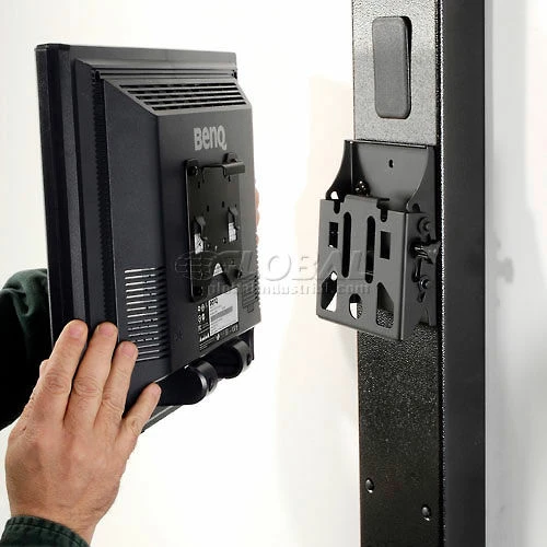 Global Industrial™ 72"H Wall Mount Unit with VESA Mount - Black 13 Global Industrial™ 72"H Wall Mount Unit with VESA Mount - Black - Image 13