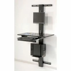 Global Industrial™ 72"H Wall Mount Unit with VESA Mount - Black 37 Global Industrial™ 72"H Wall Mount Unit with VESA Mount - Black -Outlet Desks & Workstations Store 239140BK 13