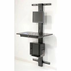 Global Industrial™ 72"H Wall Mount Unit with VESA Mount - Black 38 Global Industrial™ 72"H Wall Mount Unit with VESA Mount - Black -Outlet Desks & Workstations Store 239140BK 14