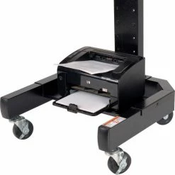 Global Industrial™ Orbit Mobile Laptop Cart, Black -Outlet Desks & Workstations Store 239141BK 10