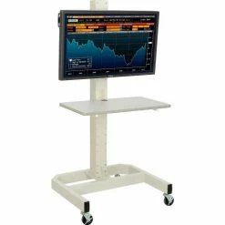 Global Industrial™ LCD/Plasma Mobile Cart - Beige