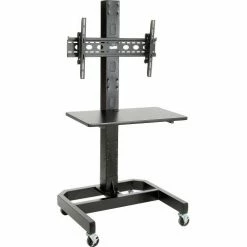 Global Industrial™ LCD/Plasma Mobile Cart - Black -Outlet Desks & Workstations Store 239192BK 01