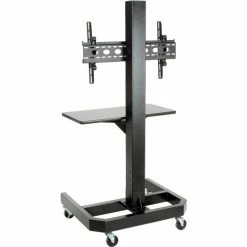 Global Industrial™ LCD/Plasma Mobile Cart - Black -Outlet Desks & Workstations Store 239192BK 02
