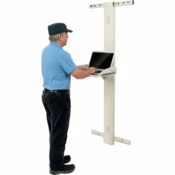 Global Industrial™ 72"H Laptop Wall Mount Unit - Beige -Outlet Desks & Workstations Store 239194BG 04