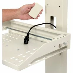 Global Industrial™ 72"H Laptop Wall Mount Unit - Beige -Outlet Desks & Workstations Store 239194BG 06