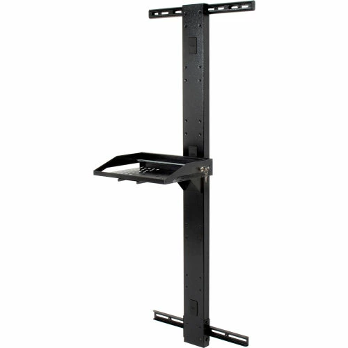 Global Industrial™ 72"H Laptop Wall Mount Unit - Black 1 Global Industrial™ 72"H Laptop Wall Mount Unit - Black
