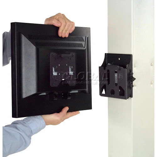 Global Industrial 81"H Floor Mount Orbit Computer Kiosk with VESA Mount & Power Outlet, Beige 23 Global Industrial 81"H Floor Mount Orbit Computer Kiosk with VESA Mount & Power Outlet, Beige - Image 23