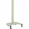 Global Industrial™ 78"H Mobile Post with Caster Base & Power Outlets - Beige