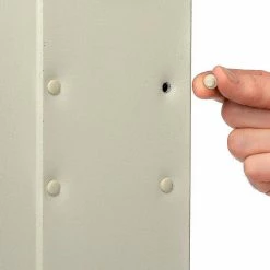 Global Industrial™ 78"H Mobile Post with Caster Base - Beige -Outlet Desks & Workstations Store 239200BG 09