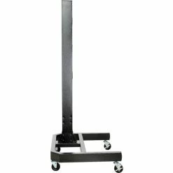 Global Industrial™ 78"H Mobile Post with Caster Base & Power Outlets - Black -Outlet Desks & Workstations Store 239200BK 03 1