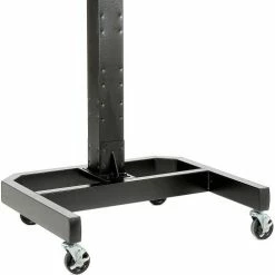 Global Industrial™ 78"H Mobile Post with Caster Base & Power Outlets - Black -Outlet Desks & Workstations Store 239200BK 07 1