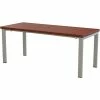 Safco® Aberdeen Table Desk w/Straight Top, 30"D x 72"W, Mocha