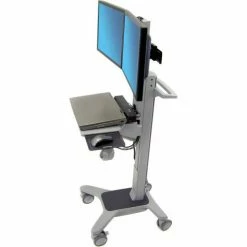 Ergotron® Neo-Flex® Dual Display WideView WorkSpace Computer Cart