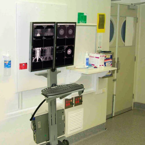 Ergotron® Neo-Flex® Dual Display WideView WorkSpace Computer Cart 3 Ergotron® Neo-Flex® Dual Display WideView WorkSpace Computer Cart - Image 3