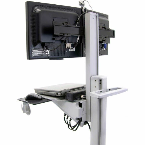 Ergotron® Neo-Flex® Dual Display WideView WorkSpace Computer Cart 2 Ergotron® Neo-Flex® Dual Display WideView WorkSpace Computer Cart - Image 2