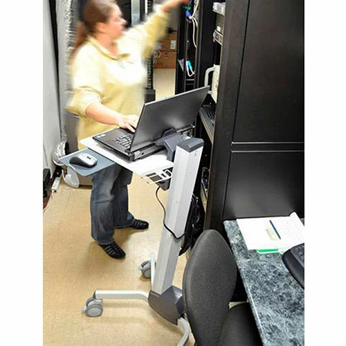 Ergotron® Neo-Flex® Laptop Cart, 15 lbs. Capacity, Two-Tone Gray 6 Ergotron® Neo-Flex® Laptop Cart, 15 lbs. Capacity, Two-Tone Gray - Image 6