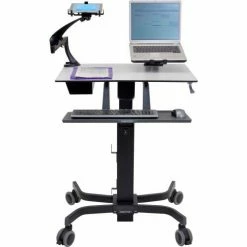 Ergotron® TeachWell® Mobile Digital Workspace Cart -Outlet Desks & Workstations Store 24 220 055 h orig