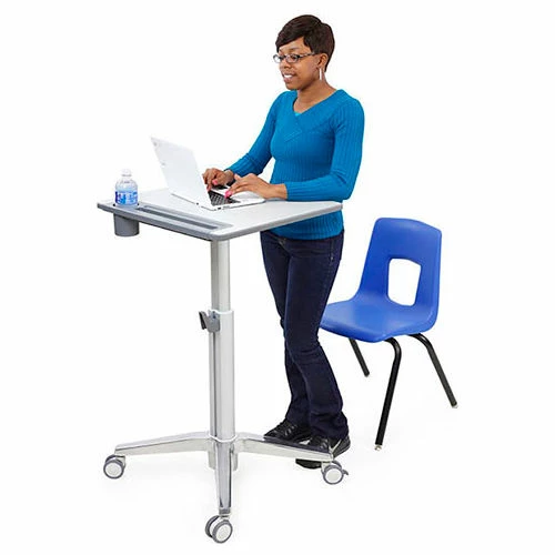 Ergotron® LearnFit® Sit-Stand Mobile Student Desk, Short 7 Ergotron® LearnFit® Sit-Stand Mobile Student Desk, Short - Image 7