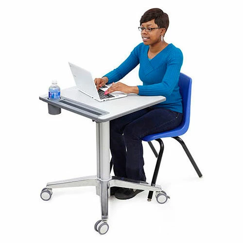 Ergotron® LearnFit® Sit-Stand Mobile Student Desk, Short 8 Ergotron® LearnFit® Sit-Stand Mobile Student Desk, Short - Image 8