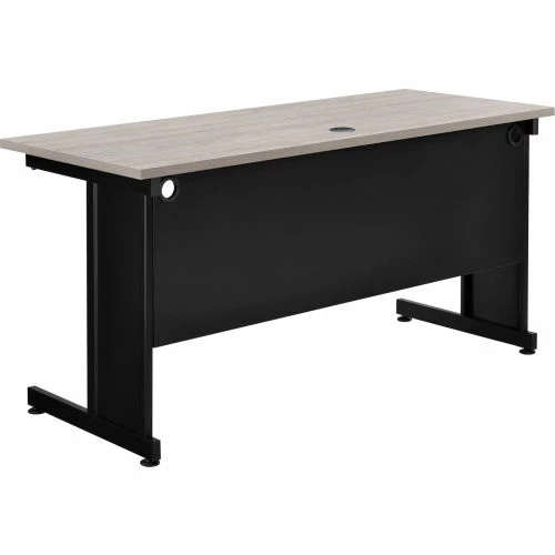Interion By Global Industrial Interion® 60"W Desk - Rustic Gray 2 Interion By Global Industrial Interion® 60"W Desk - Rustic Gray - Image 2