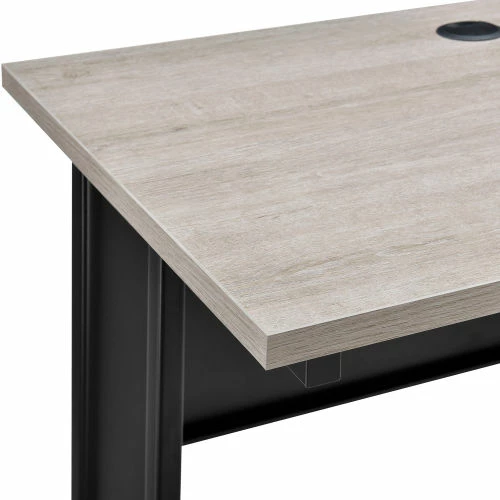 Interion By Global Industrial Interion® 60"W Desk - Rustic Gray 4 Interion By Global Industrial Interion® 60"W Desk - Rustic Gray - Image 4