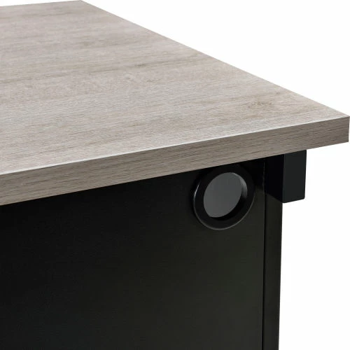 Interion By Global Industrial Interion® 60"W Desk - Rustic Gray 5 Interion By Global Industrial Interion® 60"W Desk - Rustic Gray - Image 5
