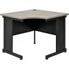 Interion By Global Industrial Interion® 36"W Corner Desk - Rustic Gray