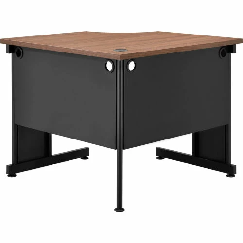 Interion By Global Industrial Interion® 36"W Corner Desk - Walnut 3 Interion By Global Industrial Interion® 36"W Corner Desk - Walnut - Image 3