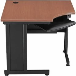 Interion By Global Industrial Interion® 36"W Corner Desk Cherry -Outlet Desks & Workstations Store 240267 13
