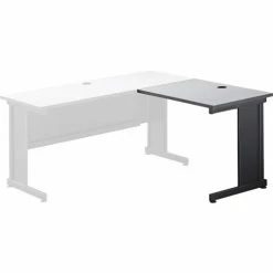 Interion By Global Industrial Interion® 36"W Right Handed Return Table, Gray