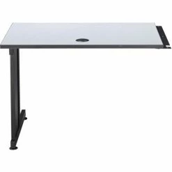 Interion By Global Industrial Interion® 36"W Right Handed Return Table, Gray -Outlet Desks & Workstations Store 240269GY 05
