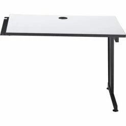 Interion By Global Industrial Interion® 36"W Right Handed Return Table, Gray -Outlet Desks & Workstations Store 240269GY 06