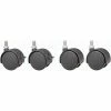 Interion By Global Industrial Interion® Caster Kit For Pedestal File (Set Of 4)