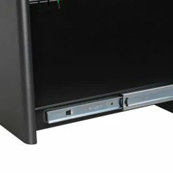 Interion By Global Industrial Interion® 3 Drawer Pedestal Box File Cabinet, 16"W x 20"D x 29"H, Black -Outlet Desks & Workstations Store 240272 06