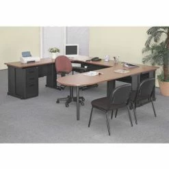 Interion By Global Industrial Interion® 72" Desk Cherry -Outlet Desks & Workstations Store 240279CH 10