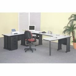 Interion By Global Industrial Interion® 36" Desk Gray -Outlet Desks & Workstations Store 240279GY 10