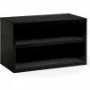 Interion By Global Industrial Interion® 36" Low Open Credenza - Black