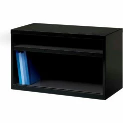 Interion By Global Industrial Interion® 36" Low Open Credenza - Black -Outlet Desks & Workstations Store 24220 03