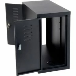 Global Industrial™ Computer CPU Cabinet Side Car, Black -Outlet Desks & Workstations Store 242299BK 02 1