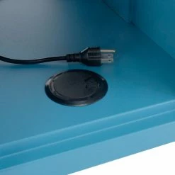 Global Industrial™ Computer CPU Cabinet Side Car, Blue -Outlet Desks & Workstations Store 242299BL 05