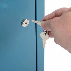 Global Industrial™ Computer CPU Cabinet Side Car, Blue -Outlet Desks & Workstations Store 242299BL 06